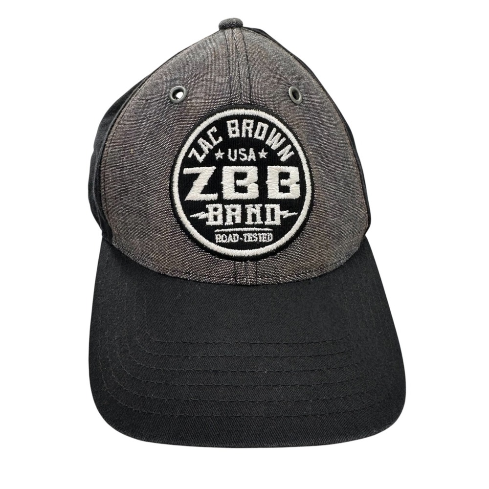 Zac Brown Band Baseball Hat Southern Ground Road Tested Charcoal Gray & Black